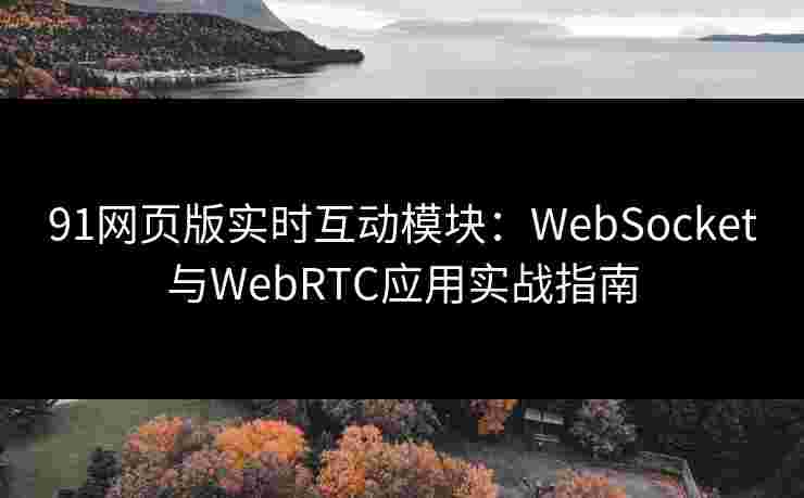 91网页版实时互动模块:WebSocket与WebRTC应用实战指南 91网页版实时互动模块:WebSocket与WebRTC应用实战指南