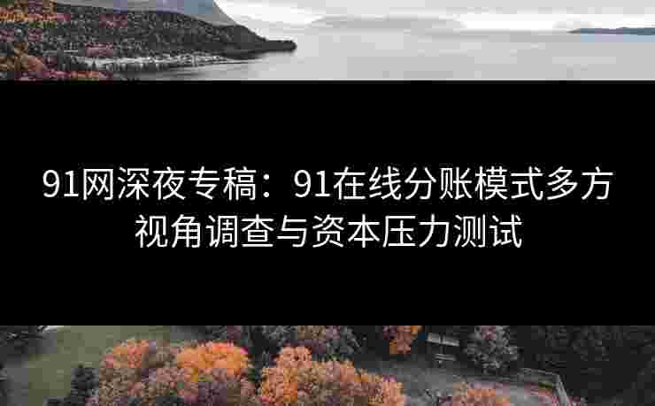 91网深夜专稿：91在线分账模式多方视角调查与资本压力测试